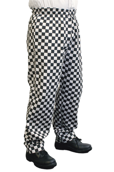 Large Check Baggy Trousers