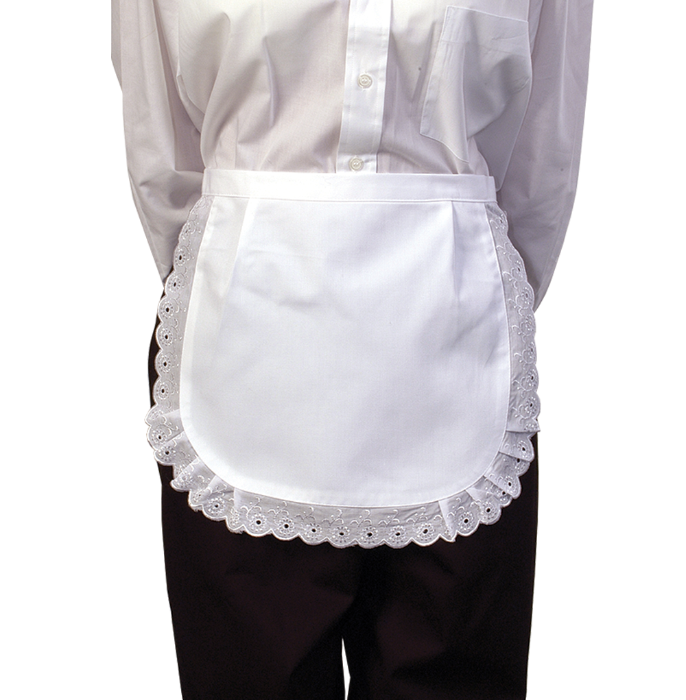 Frill Edge Plain Apron