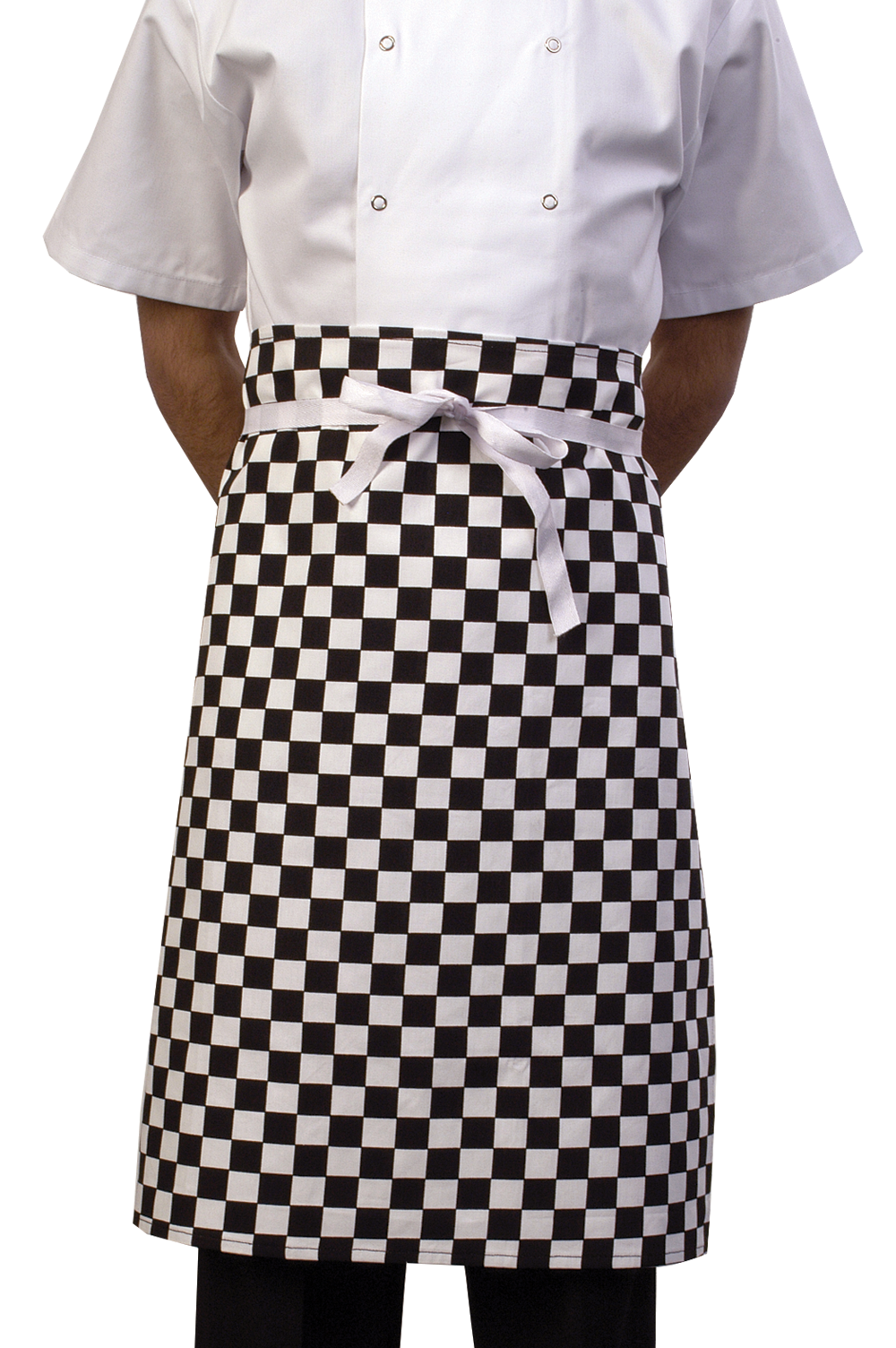 Basic Check Waist Apron