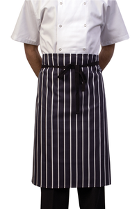 Classic Butchers Striped Waist Apron