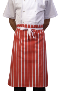 Classic Butchers Striped Waist Apron