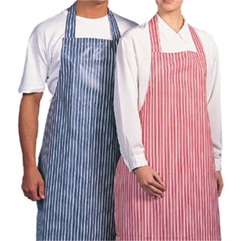 Classic Nylon Striped Bib Apron