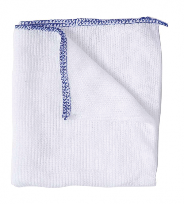 White Stockinette Dishcloth