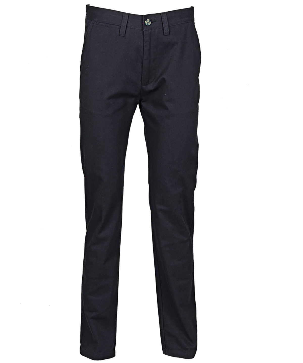 Navy Ladies Flat Fronted Chino Trouser