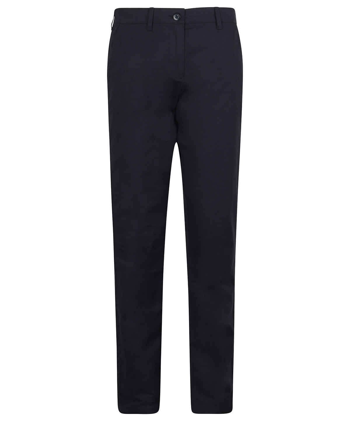 Navy Ladies Stretch Chinos with Flexible Waistband