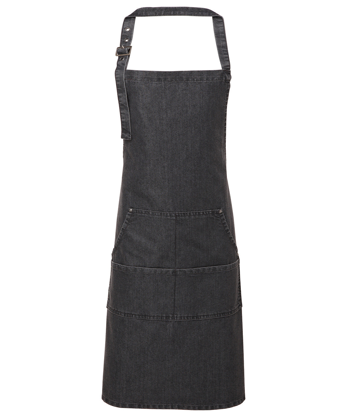 Denim Stitch Bib Apron