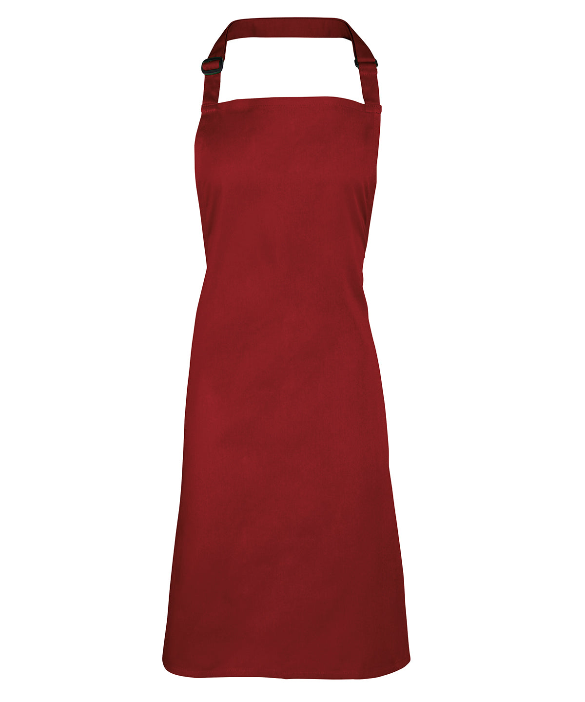 Basic Burgundy Bib Apron