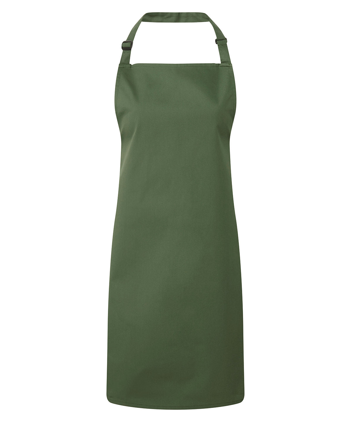 Basic Moss Green Bib Apron