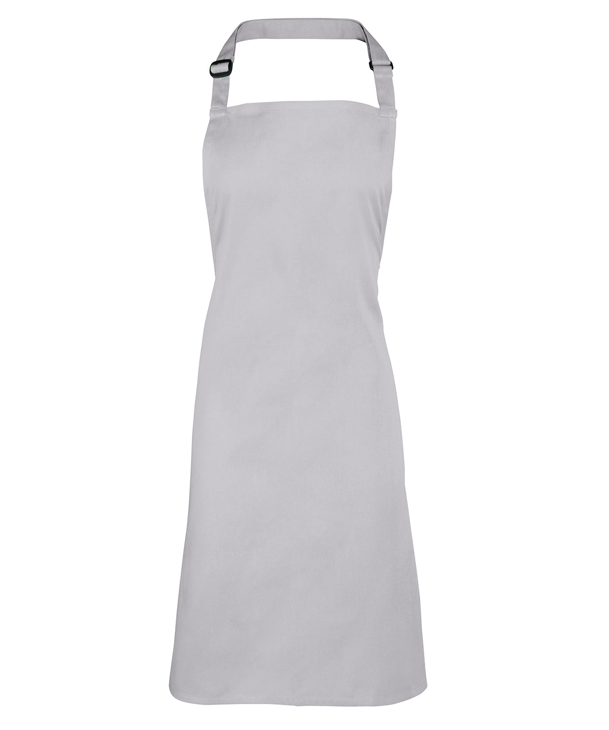 Basic Silver Bib Apron