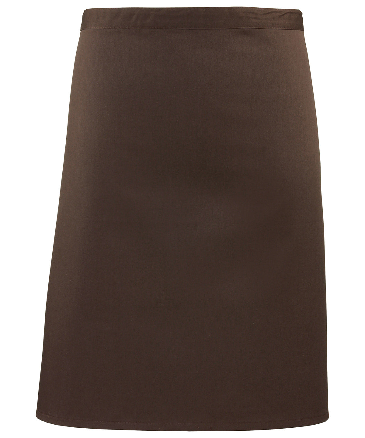 Stylish Brown Mid-Length Waist Apron