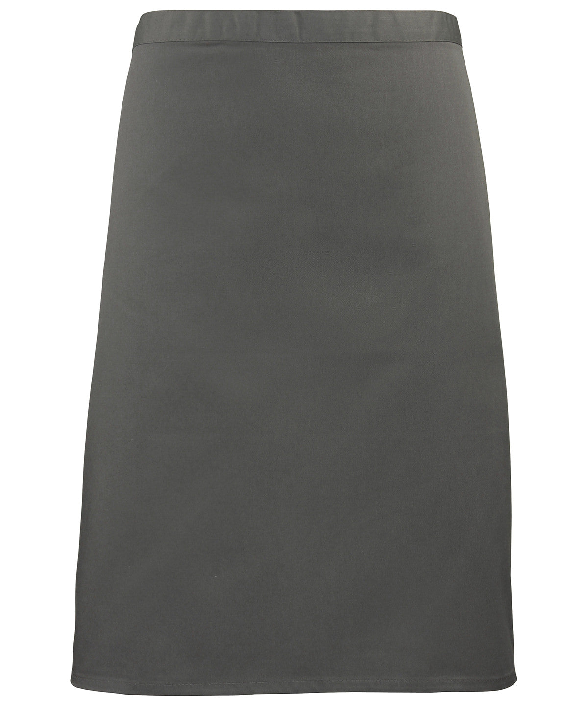 Stylish Dark Grey Mid-Length Waist Apron