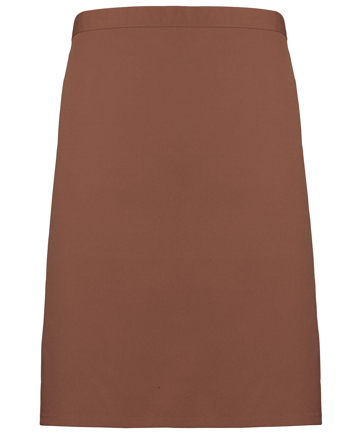 Stylish Mocha Mid-Length Waist Apron