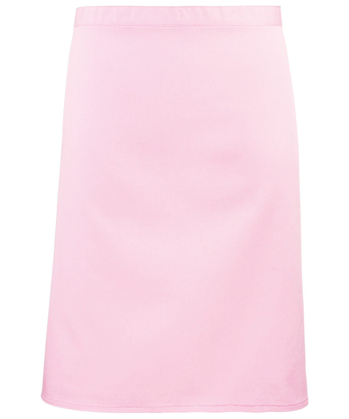 Stylish Pink Mid-Length Waist Apron