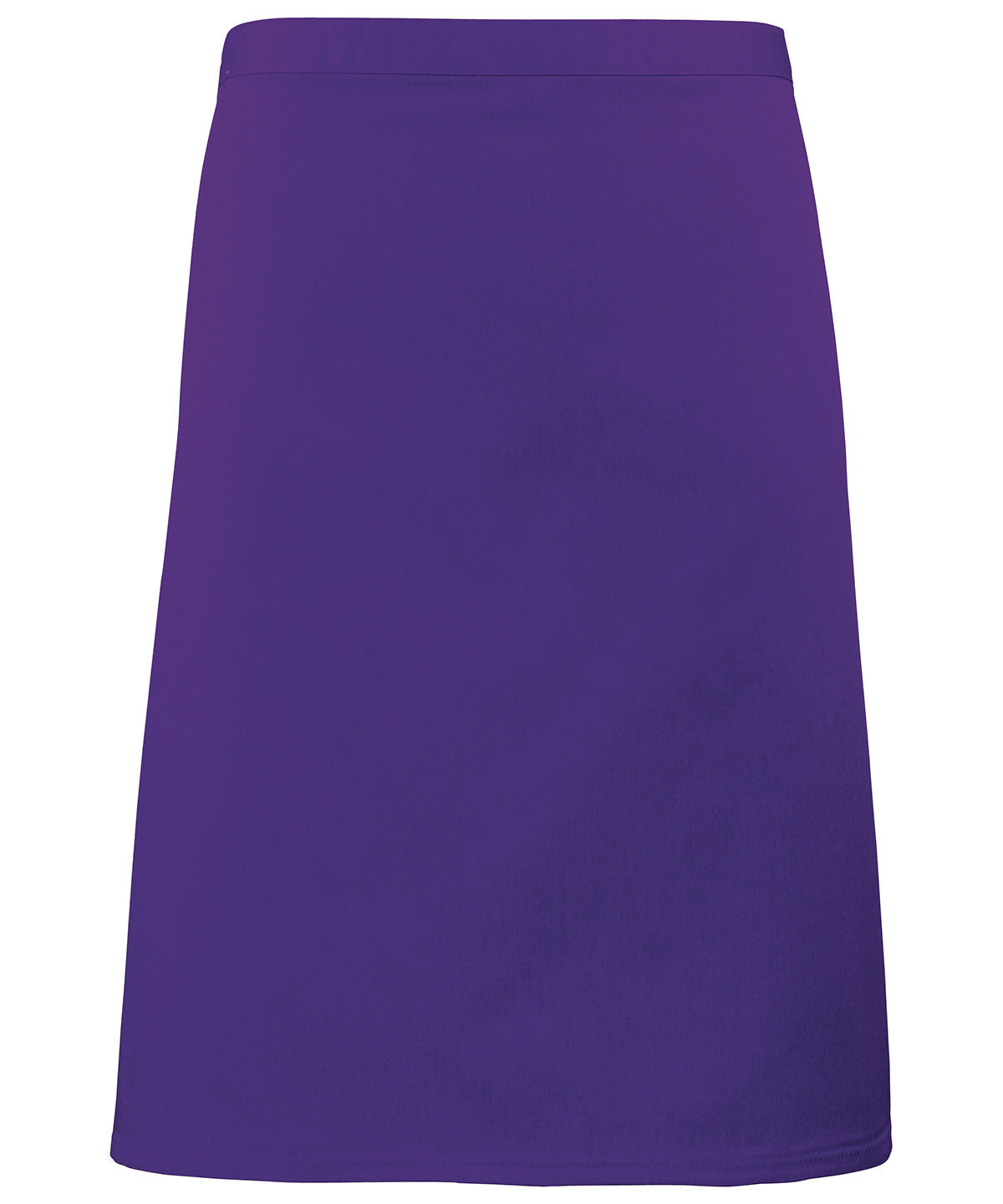 Stylish Purple Mid-Length Waist Apron