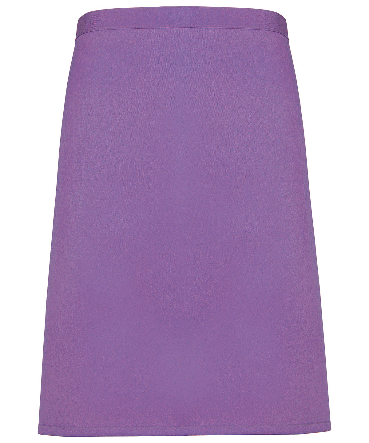 Stylish Rich Violet Mid-Length Waist Apron