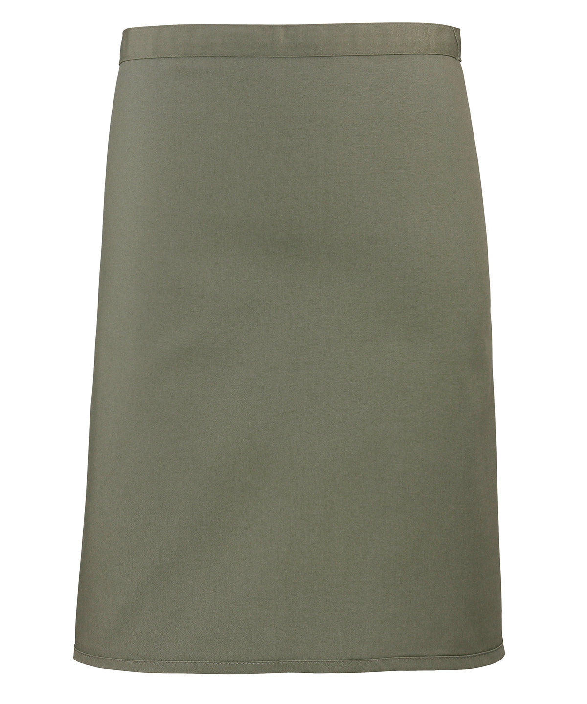 Stylish Sage Mid-Length Waist Apron