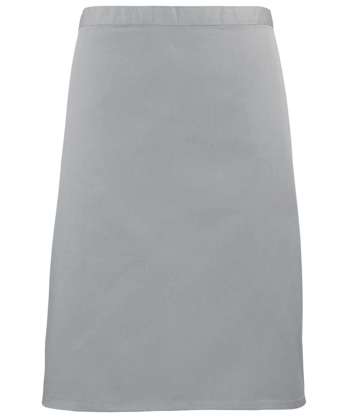 Stylish Silver Grey Mid-Length Waist Apron