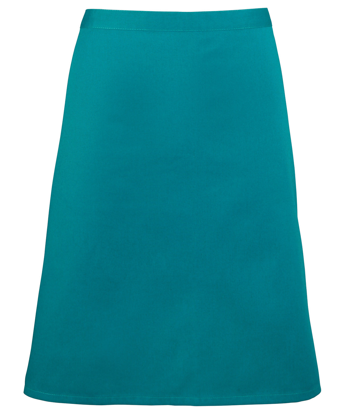 Stylish Teal Mid-Length Waist Apron