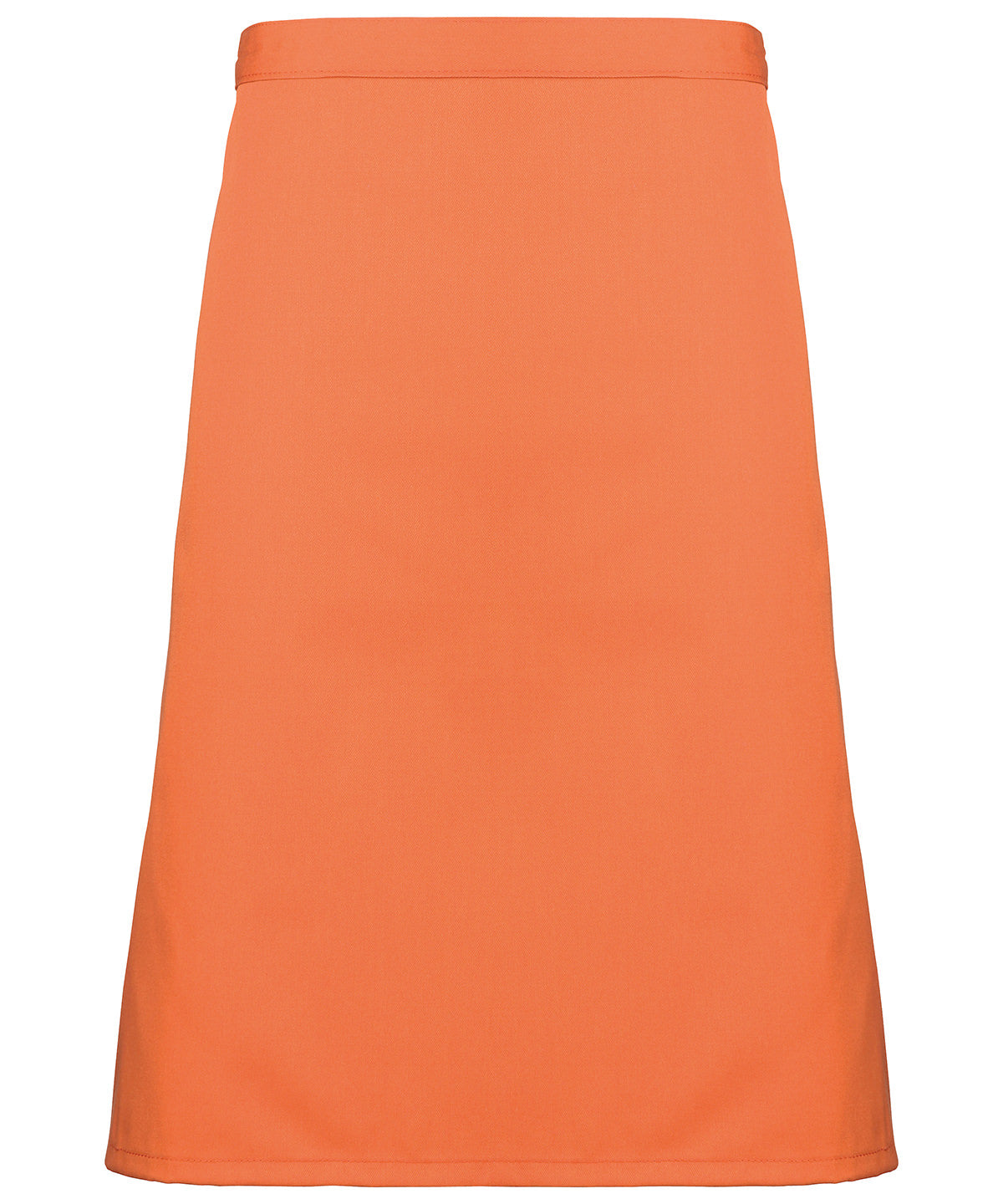 Stylish Terracotta Mid-Length Waist Apron