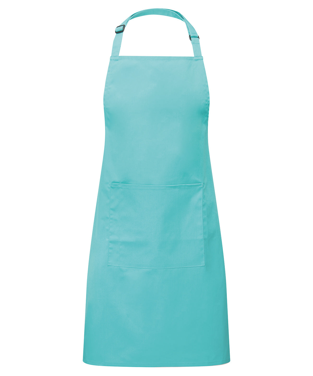 Basic Duck Egg Blue Bib Apron with Pocket