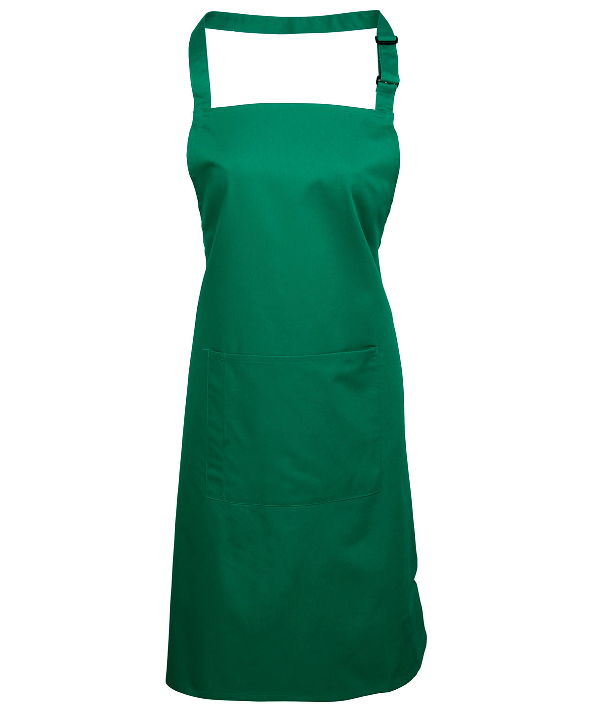 Basic Emerald Bib Apron with Pocket