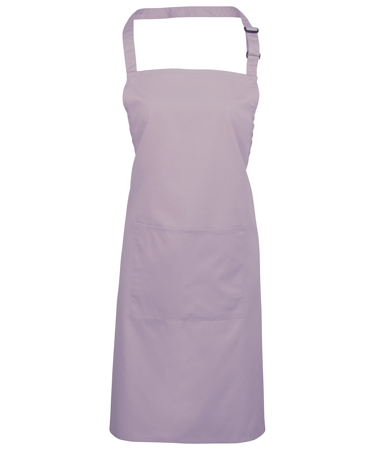 Basic Lilac Bib Apron with Pocket