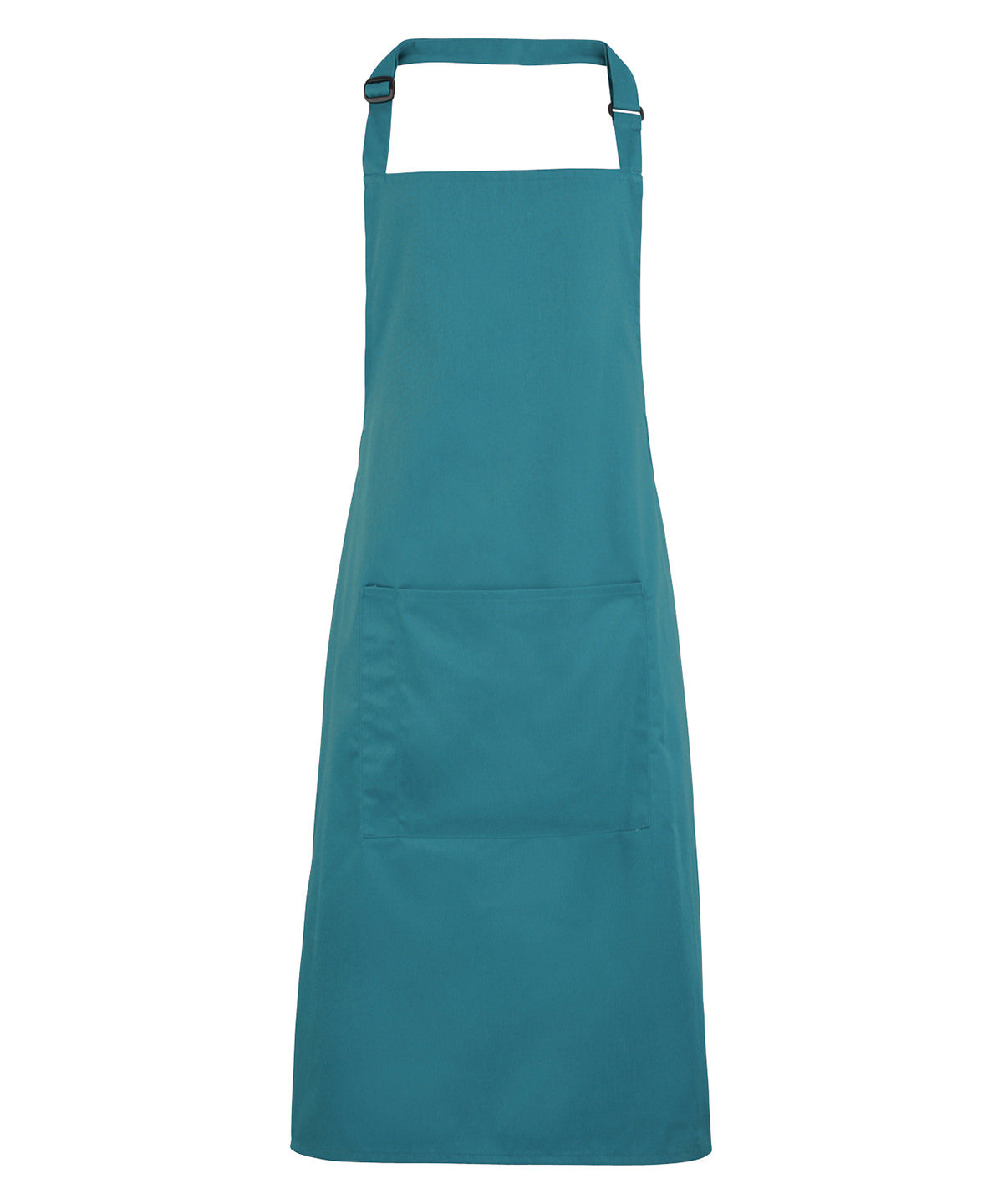 Basic Teal Bib Apron with Pocket