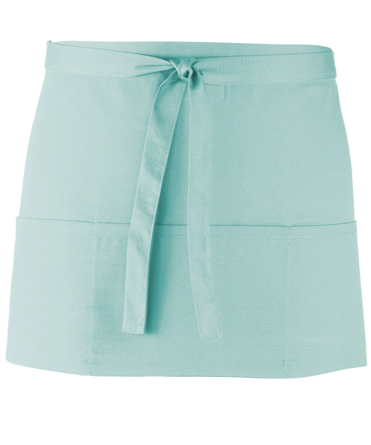 Stylish Aqua 3-Pocket Waist Apron