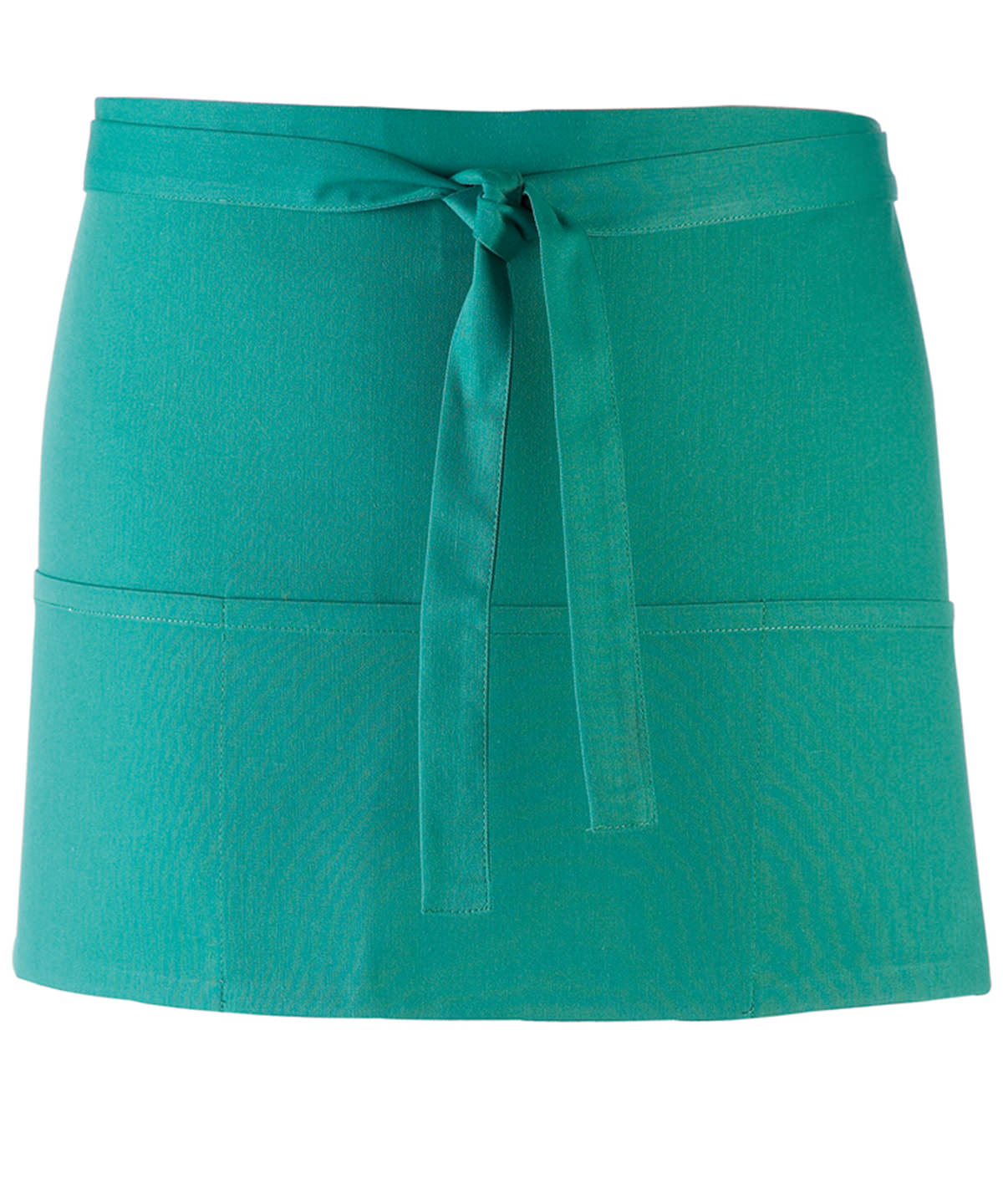 Stylish Emerald 3-Pocket Waist Apron