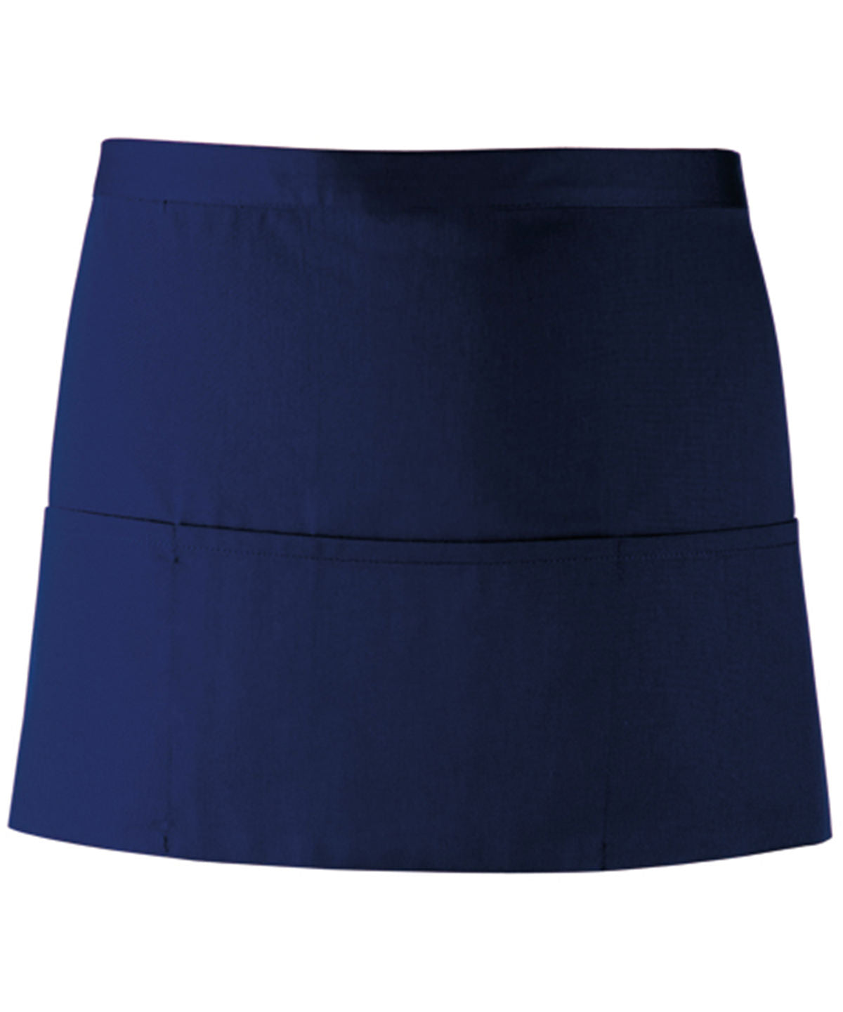 Stylish Navy 3-Pocket Waist Apron