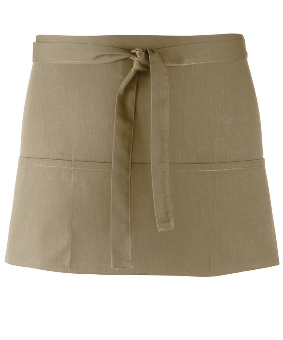 Stylish Olive 3-Pocket Waist Apron