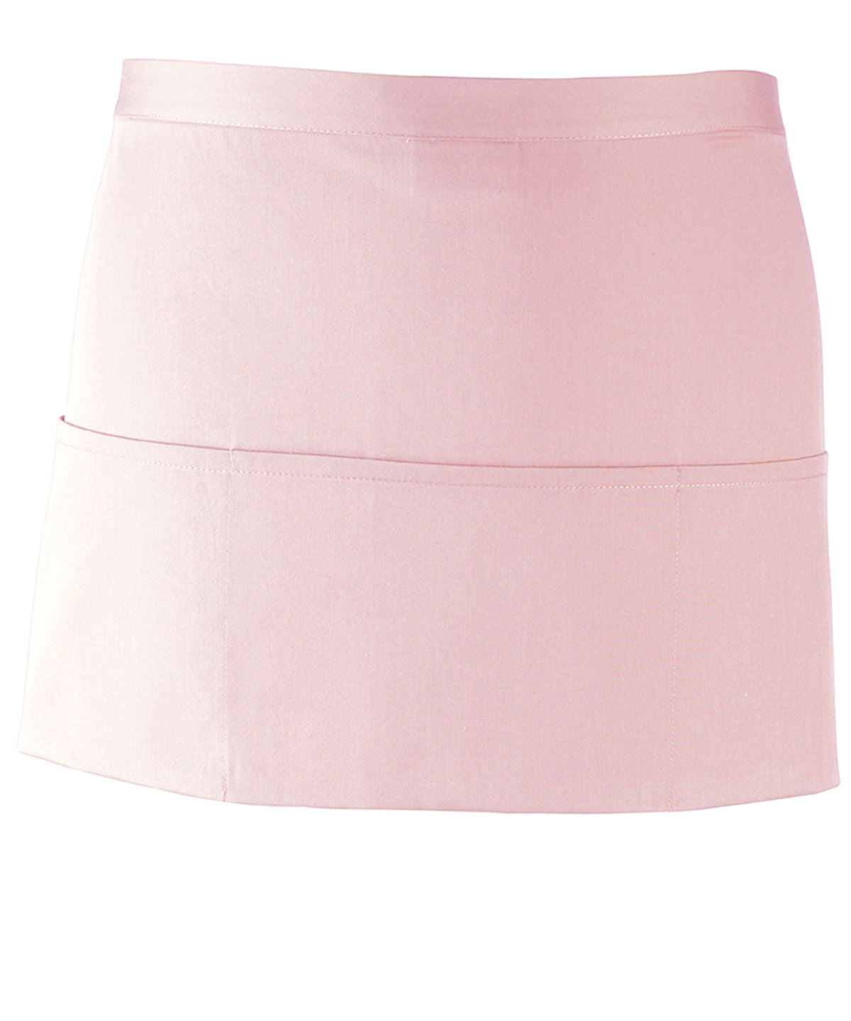 Stylish Pink 3-Pocket Waist Apron