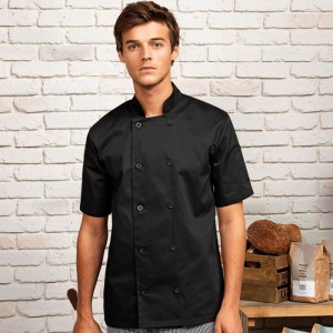 Mens Short Sleeve Chef’s Jacket