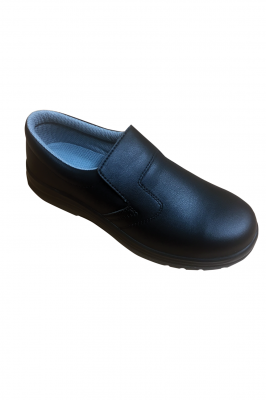 Black Slip On Safety Shoe