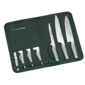 Global 7 Piece Knife Set with Case